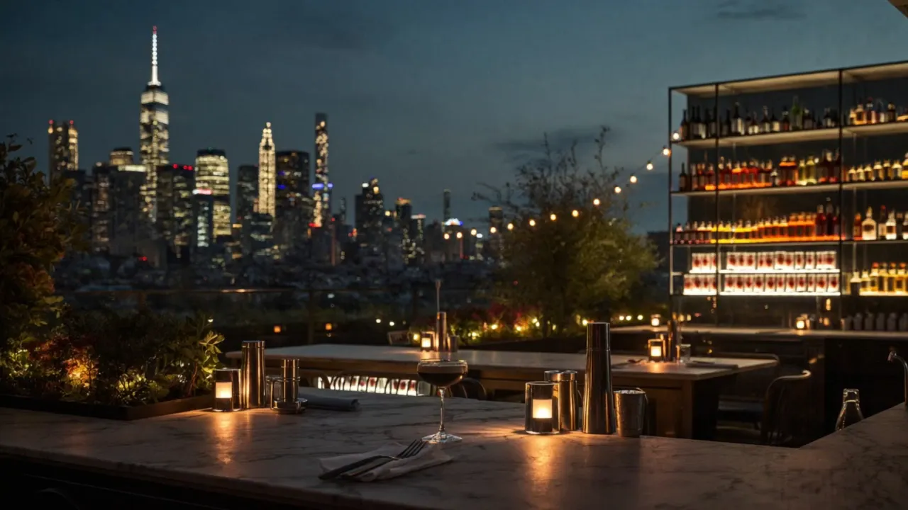 Rooftop bar
